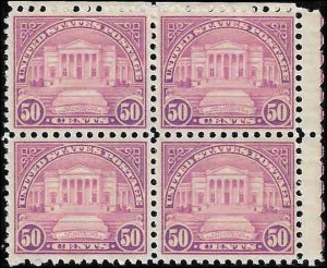 701 Mint,OG,XLH/NH... Block of 4... SCV $160.00... Bottom pair are NH