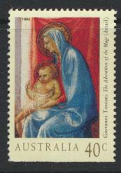 Australia SG 1487a  Used - Christmas  bottom  imperf