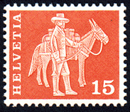 Switzerland 1960 Sc 384 mlh