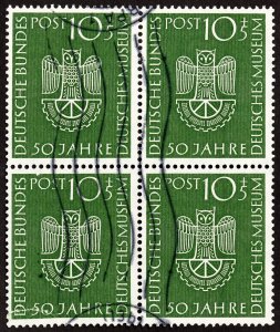 Germany Stamps # B331 Used VF Block Of 4 Scott Value $90.00