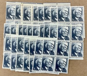 Frank Lloyd Wright, Architect  MNH 2 c 100 count FV $2.00 1968 #1280