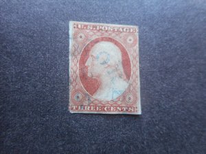 # 11 Fine Used Blue Cancel