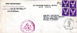 United States A.P.O.'s 3c Win the War (4) 1945 U.S. Army Postal Service, A.P....