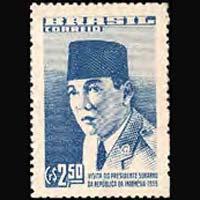 BRAZIL 1959 - Scott# 889 Indonesia Pres. Set of 1 NH