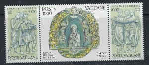 Vatican 709a MNH 1982 strip of 3 (ak3358)