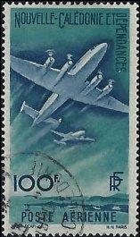 NEW CALEDONIA   #C22 USED (1)