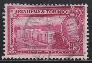 Trinidad & Tobago 54 General Post Office & Treasury 1941