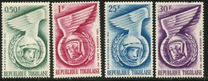 TOGO Sc#417-420 1961 US & Russian Astronauts Complete Mint OG NH