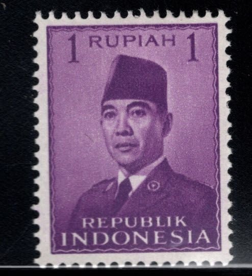 Republic of Indonesia Scott 387 MH* President Sukarno stamp