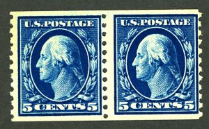 U.S. #447 MINT PAIR OG NH