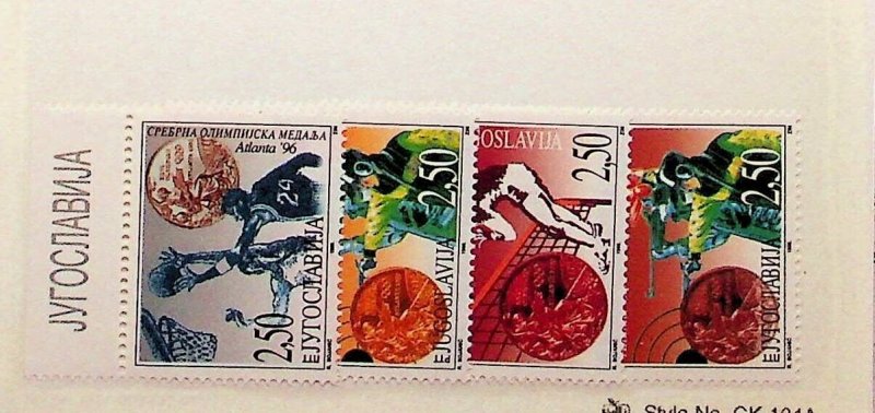 YUGOSLAVIA Sc 2349-52 NH ISSUE OF 1996 - SPORT