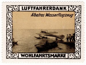 (I.B) Germany (Great War) Cinderella : Aviators Welfare Fund (Seaplane)