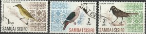 Samoa, #265-267 Used  From 1967