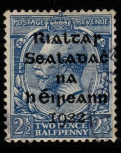 IRELAND SG4 1922 2½d BRIGHT BLUE USED