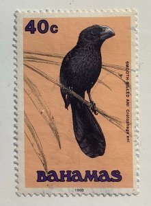 Bahamas 1991 Scott 715A used - 40c,  Bird, Smooth-billed Ani, Crotophaga ani