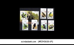 CUBA - 2009 BIRDS - SET OF 6-STAMPS & 1-MIN. SHEET - MNH