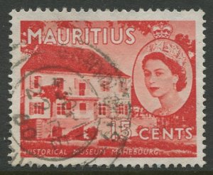 STAMP STATION PERTH Mauritius #256 QEII Definitive Issue FU 1953-1954