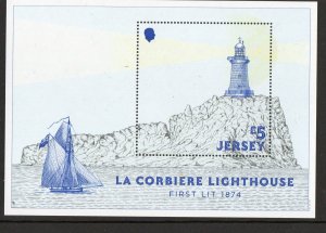 Jersey 2024, ' La Corbiere Lighthouse' Miniature Sheet.  unmounted ...