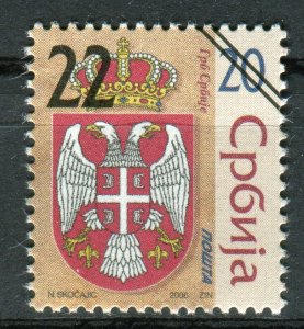 0206 SERBIA 2009 - Definitives - Coat of Arms - Overprint - MNH