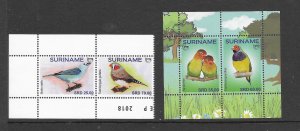 BIRDS - SURINAME #1541-42 MNH