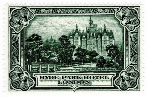 (I.B) Cinderella : Bradbury, Wilkinson & Co - Hyde Park Hotel