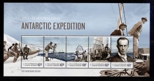 AUSTRALIA - Antarctic Territory QEII SG MS240, 2014 Homeward bound MS, NH MINT.