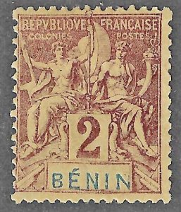 Benin (1894) - Scott #  34,  MH