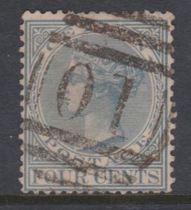 Ceylon 1872 4c Gray Sc#64 Used