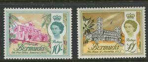 Bermuda - Scott 175-91 - QEII Definitive Full Set -1962 - MVH  - Set of 18 Stamp