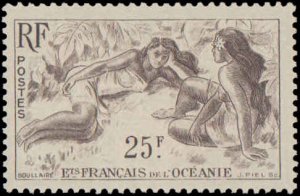 French Polynesia #173-178, Incomplete Set(6), 1948, Never Hinged