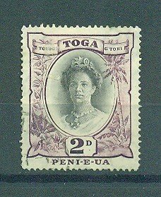 Tonga sc# 75 (2) used cat value $3.00