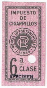 (I.B) Colombia Revenue : Cigarette Tax Class 6 (ABN Specimen)