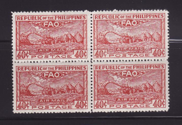 Philippines C67 Block of 4 Set MNH FAO (A)