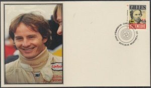 CANADA # 2994.5 FORMULA 1 GILLES VILLENEUVE POSTAGE STAMP on SUPERB FD COVER #5