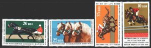 GDR. 1974. 1969-72. Equestrian, horses. MNH.