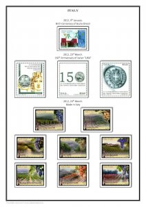 Italy 1861-2021 (4 albums) PDF STAMP ALBUM PAGES