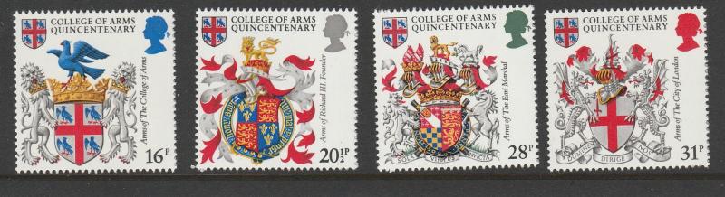 GREAT BRITAIN #1040-3 MINT COMPLETE