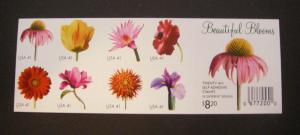 Scott 4176-85 or 4185a, 41c Beautiful Blooms, Pane of 20, #V1111, MNH Beauty