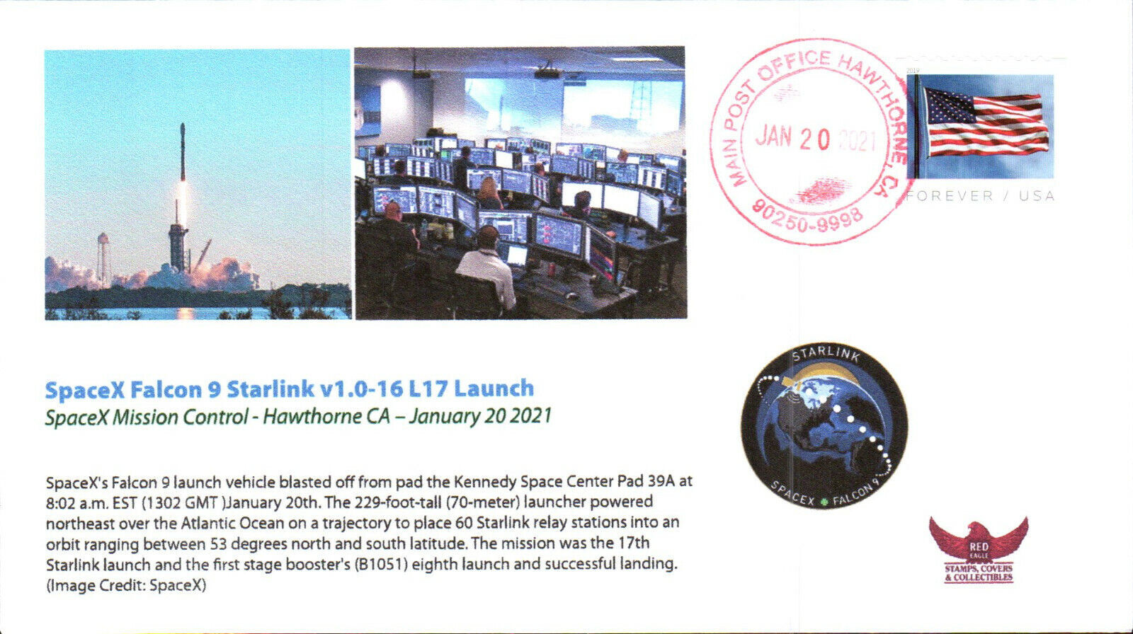 2021 SpaceX Falcon 9 Starlink L17 Satellites Launch SpaceX HQ Hawthorne