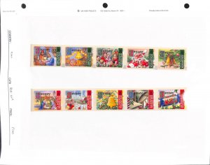 Jersey, Postage Stamp, #1011-1012 Mint NH, 2001 Christmas