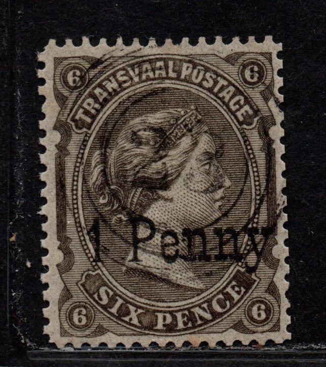 $Transvaal Sc#114 used, F-VF, Cv. $185