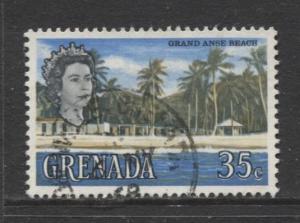 Grenada -Scott 225 -  QEII-Pictorial Issue -1966 - VFU - Single 35c Stamp