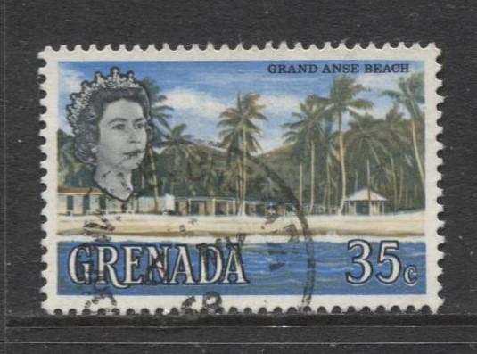 Grenada -Scott 225 -  QEII-Pictorial Issue -1966 - VFU - Single 35c Stamp