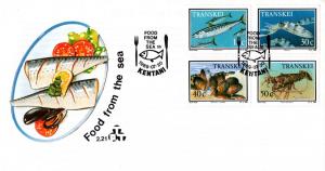 Transkei - 1989 Food from the Sea FDC SG 237-240