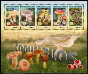 GUINEA BISSAU 2017  MUSHROOMS SHEET MINT NH