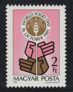 Hungary World Food Day 1981 MNH SG#3394