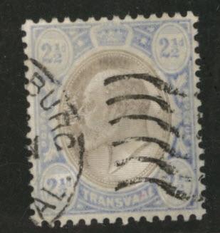 Transvaal Scott 271 used KEVII 1904 wmk  3 stamp