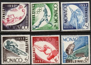 Monaco Sc #295-300 Mint Hinged