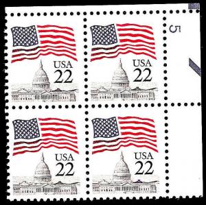 # 2114 MINT NEVER HINGED FLAG OVER CAPITOL DOME