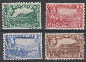 MONTSERRAT 1938 KGVI PICTORIAL RANGE TO 3D PERF 13